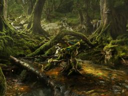 The Moss Dragon at Amberfall