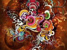 Abstract Peacock